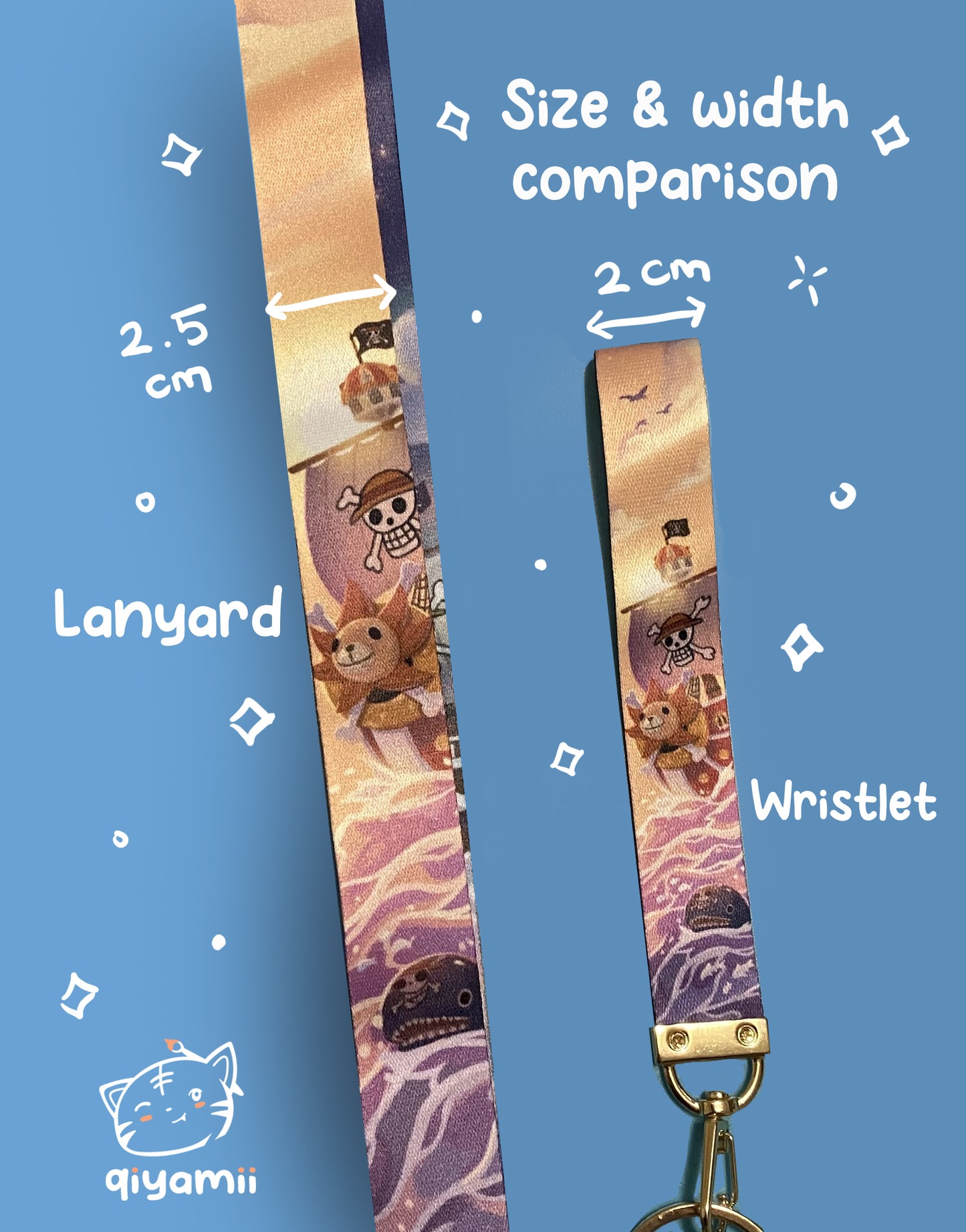 OP Pirate Anime Lanyard