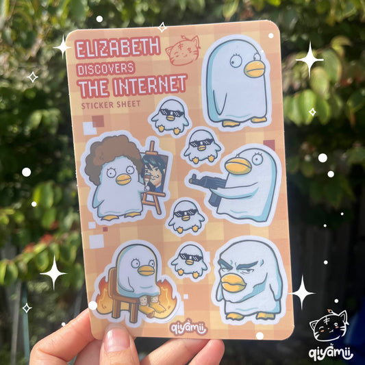 GINTAMA Elizabeth Discovers The Internet Sticker Sheet